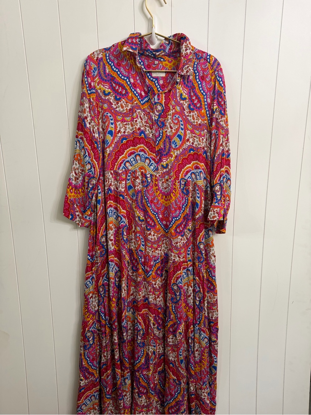 Italy Milano Eurosummer Paisley Maxi Dress